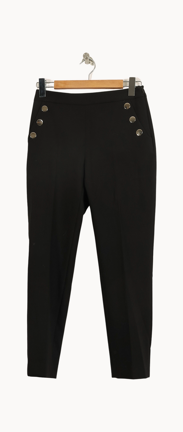 Pantalon Noir - Taille S/36 de la marque Caroll | PARAD17926 - Vendu par Paradigme - Image 2