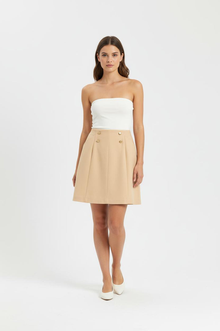 Jupe beige - Taille XS/34