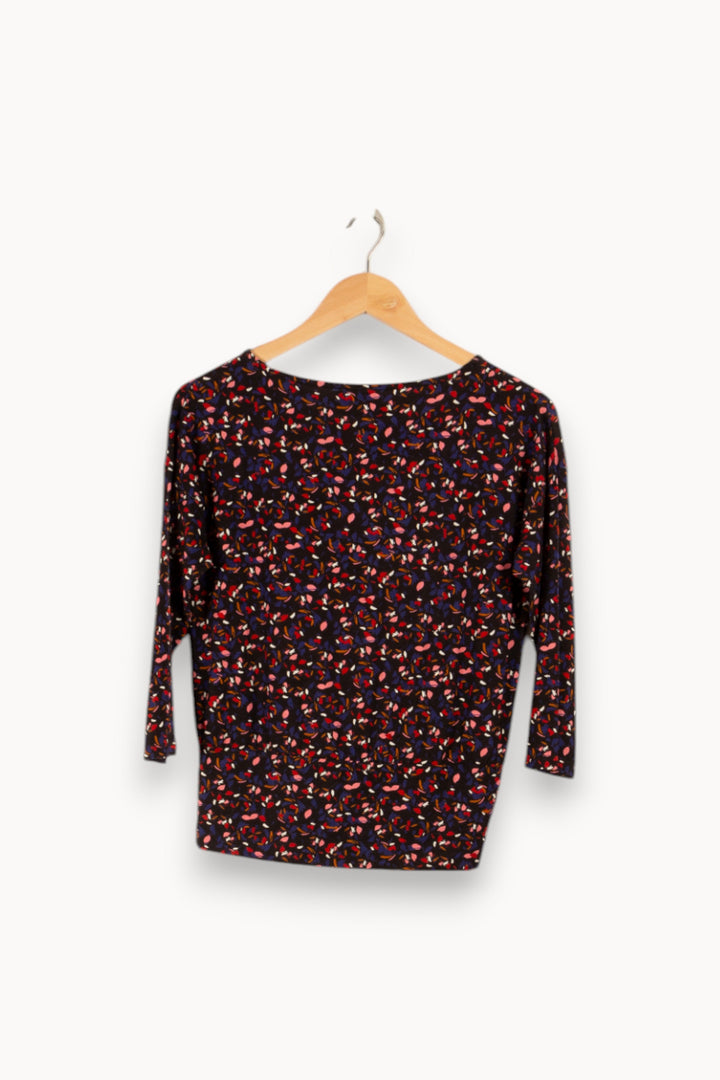 T-shirt manches longues multicolore - Taille XS/34