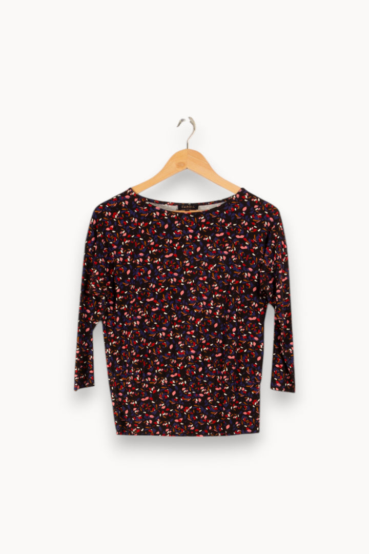 T-shirt manches longues multicolore - Taille XS/34