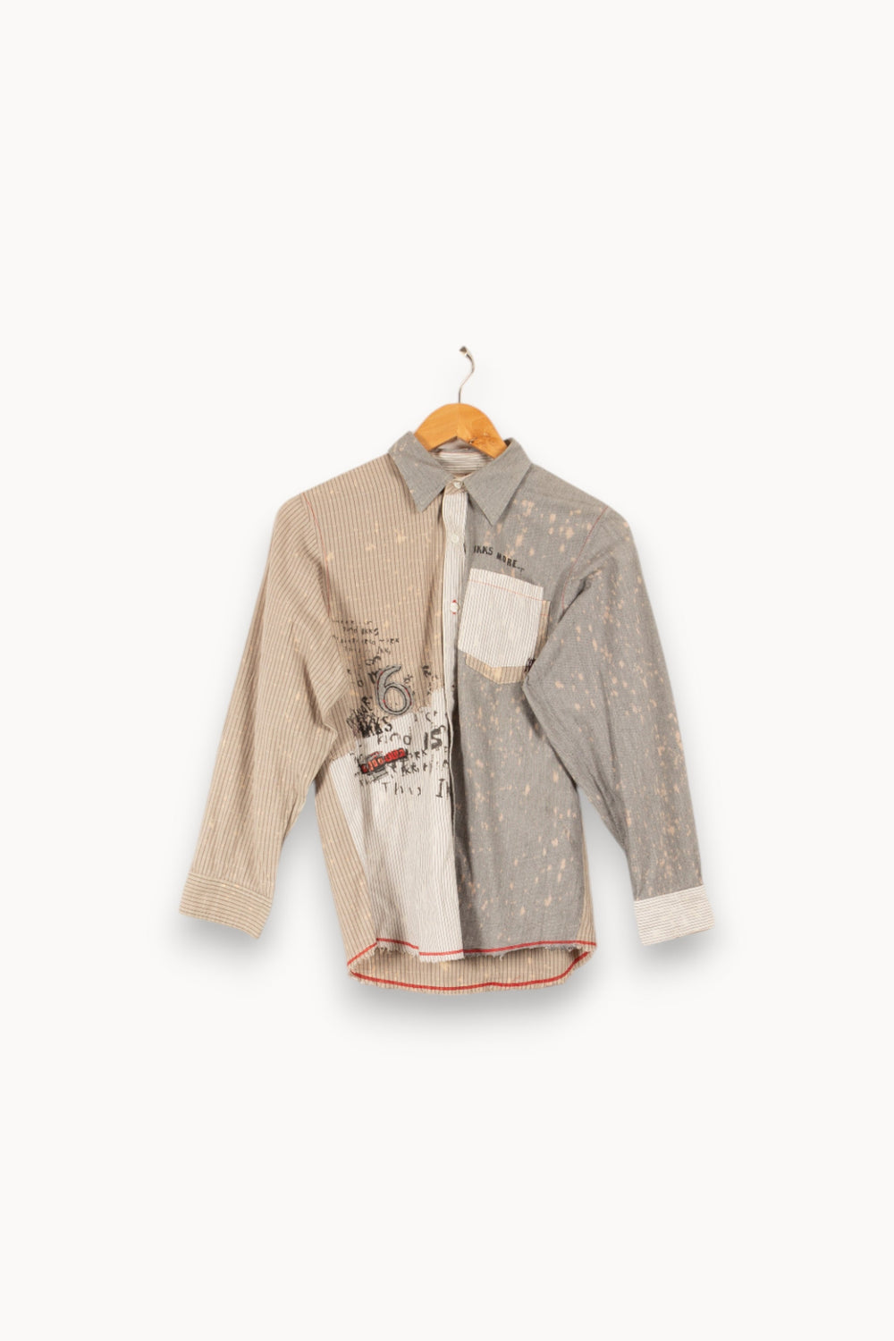 Chemise grise à motifs - Taille XS/34