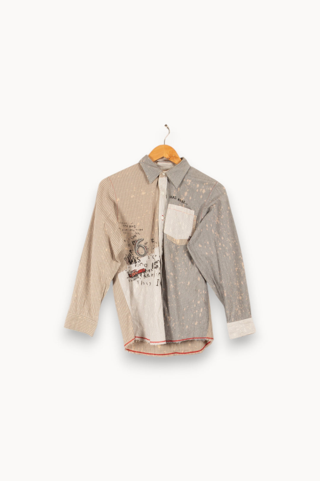Chemise grise à motifs - Taille XS/34