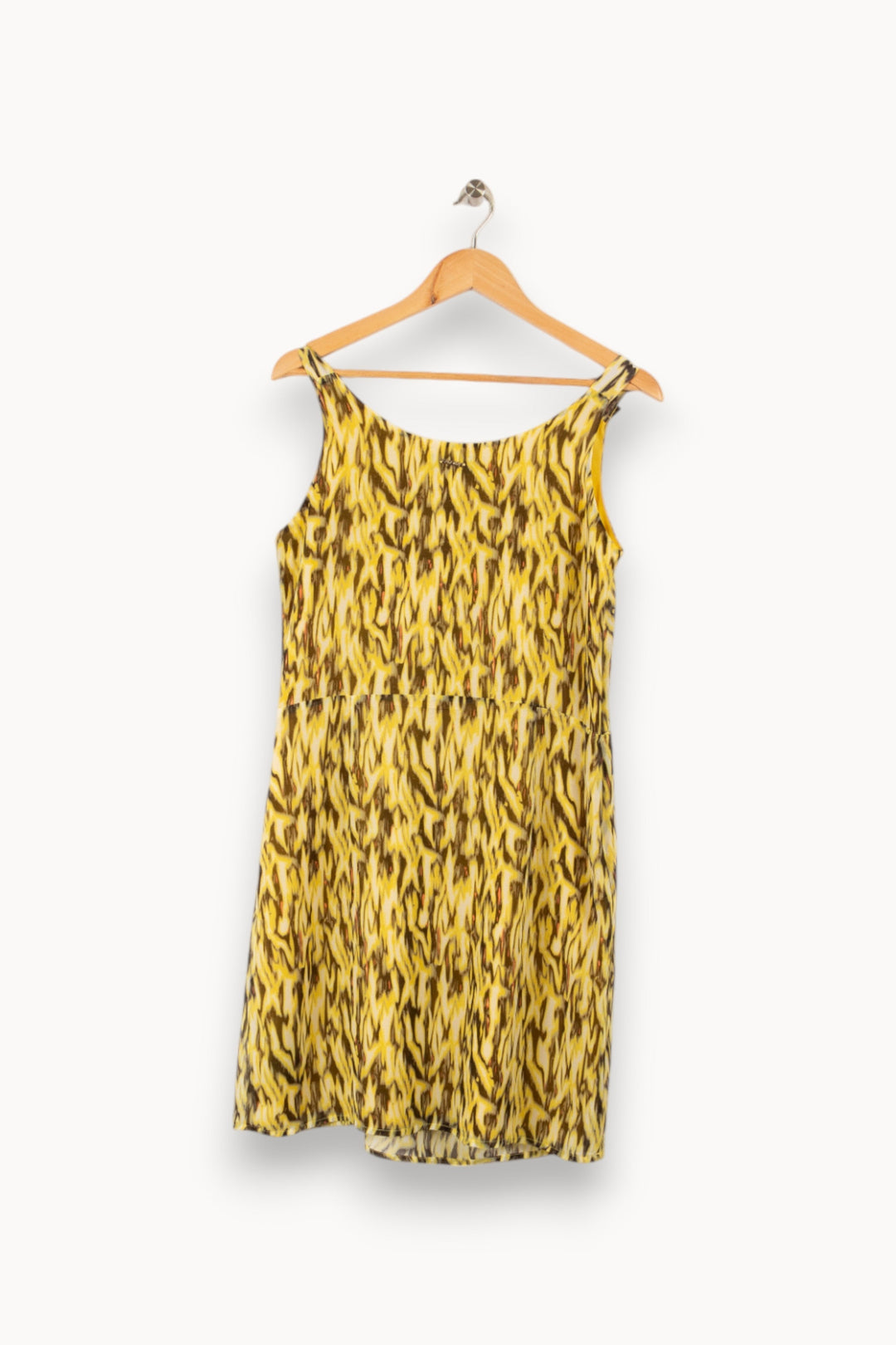 Robe jaune à motifs One Step - Taille L/40