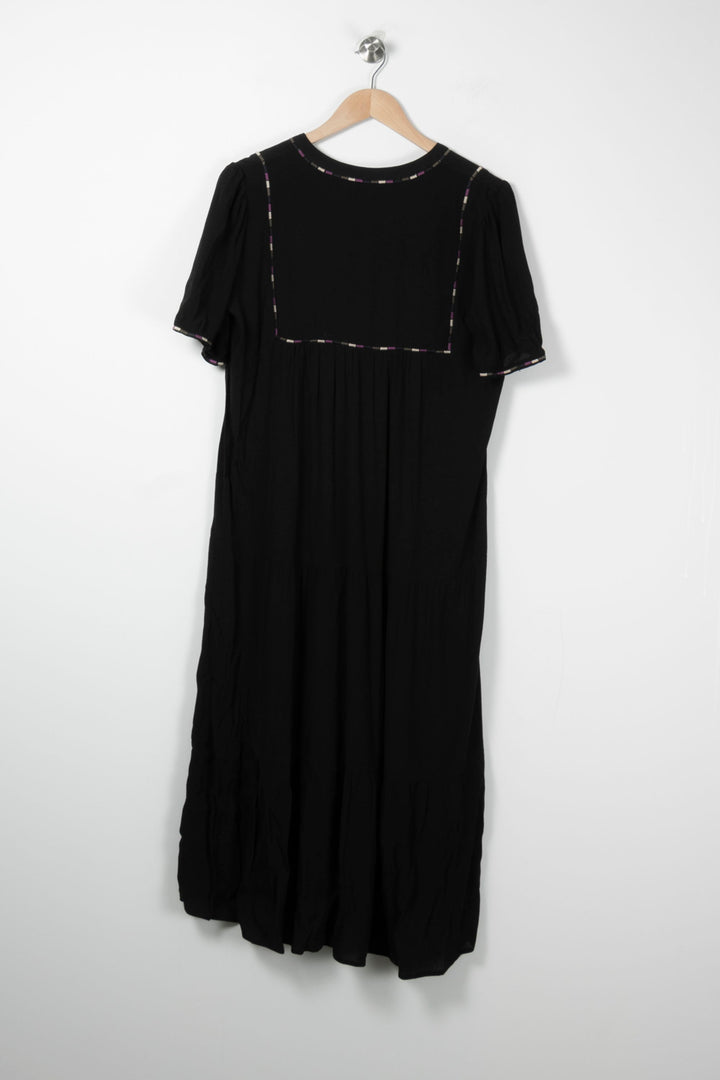 Robe Midi Noire - Taille S/36 de la marque ba&sh | PARAD18083 - Vendu par Paradigme - Image 4