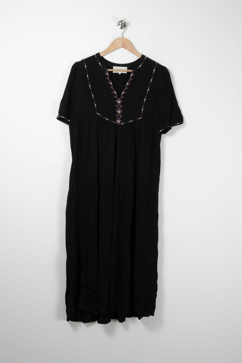 Robe Midi Noire - Taille S/36 de la marque ba&sh | PARAD18083 - Vendu par Paradigme - Image 2