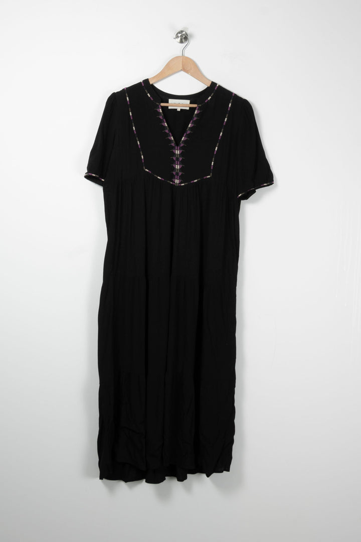 Robe Midi Noire - Taille S/36 de la marque ba&sh | PARAD18083 - Vendu par Paradigme - Image 2
