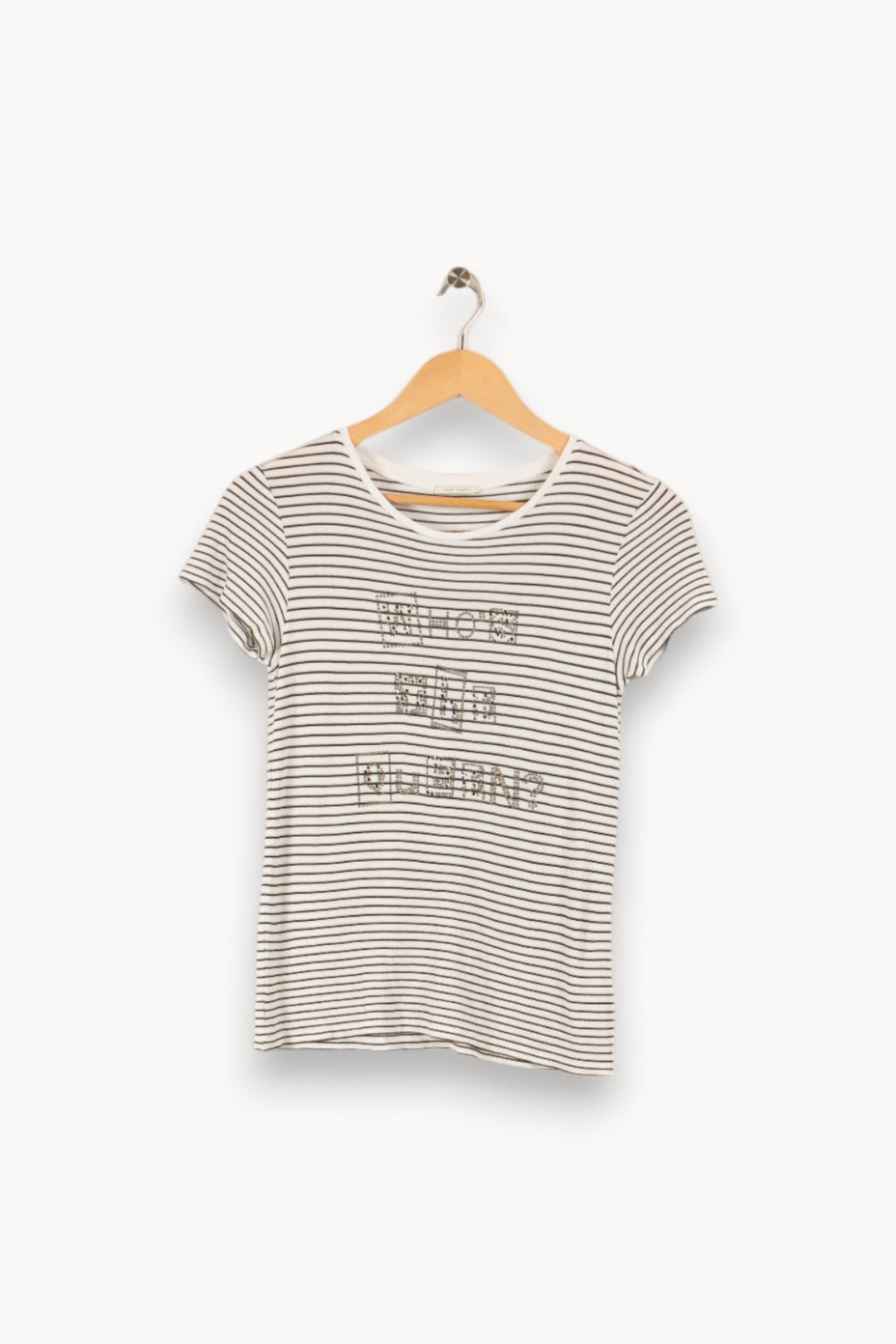 T-shirt à rayures - Taille XS/34