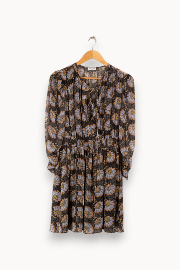 Robe multicolore à motifs - Taille S/36