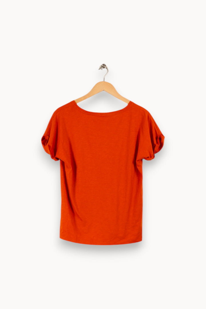 T-shirt orange - Taille S/36