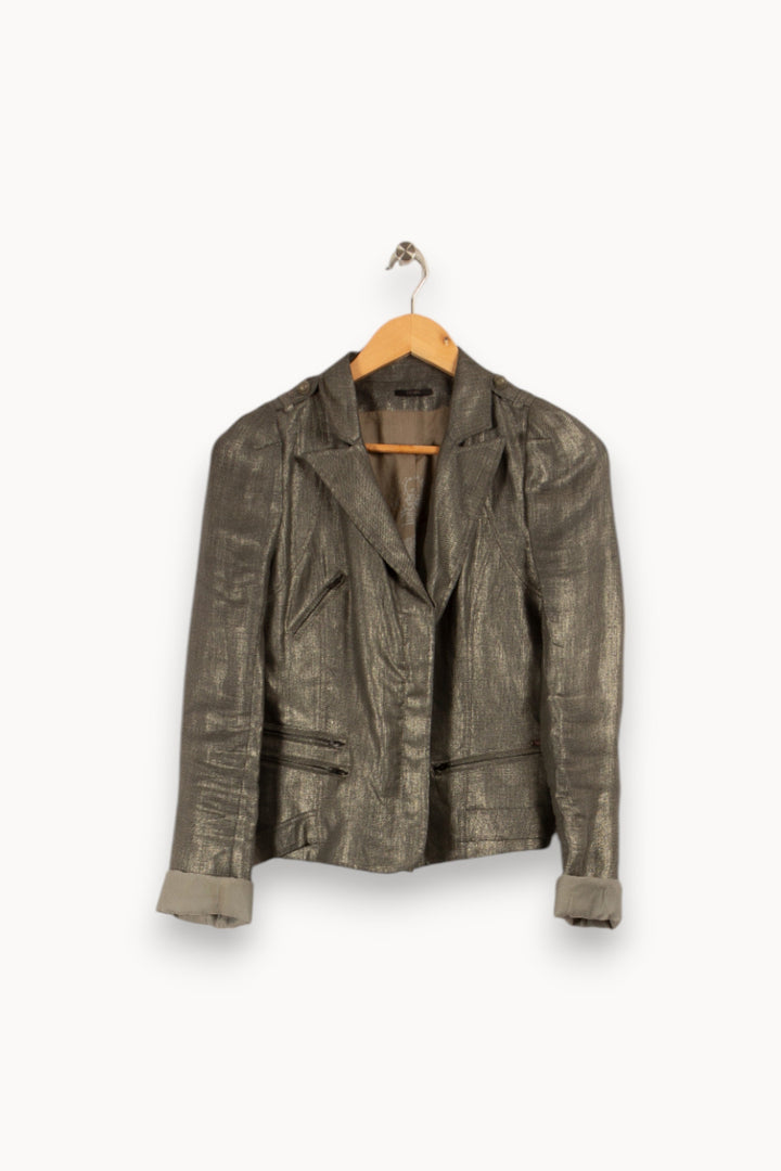 Veste grise brillante - Taille S/36