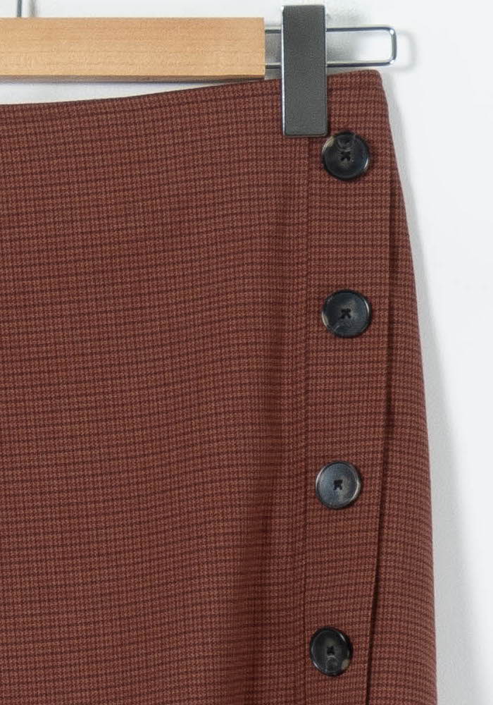 Jupe Courte Marron - Taille S/36 de la marque Caroll | PARAD18146 - Vendu par Paradigme - Image 3