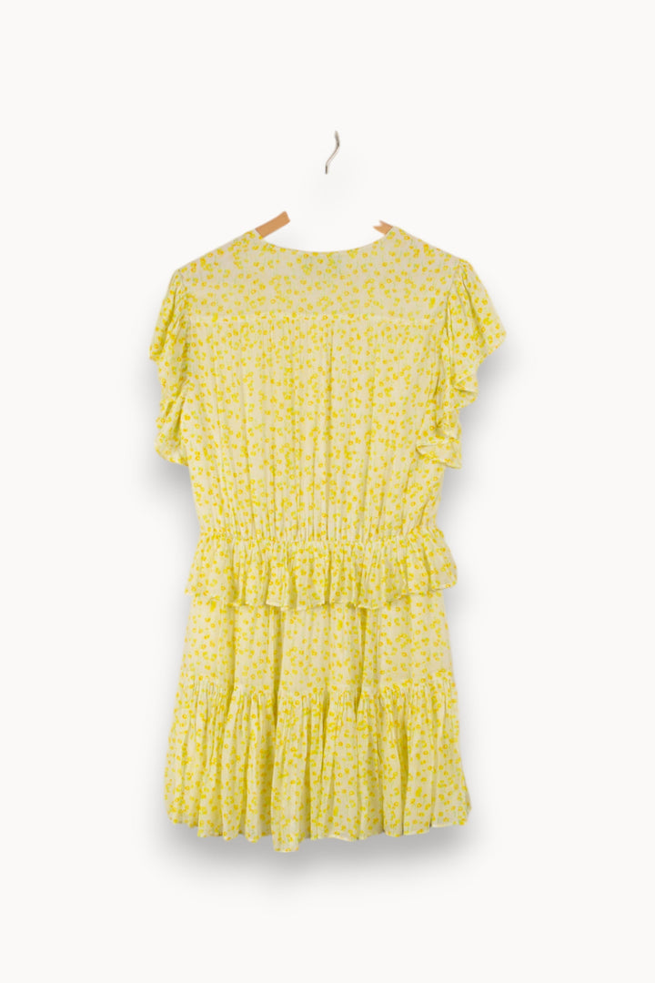 Robe jaune à fleurs - Taille M/38