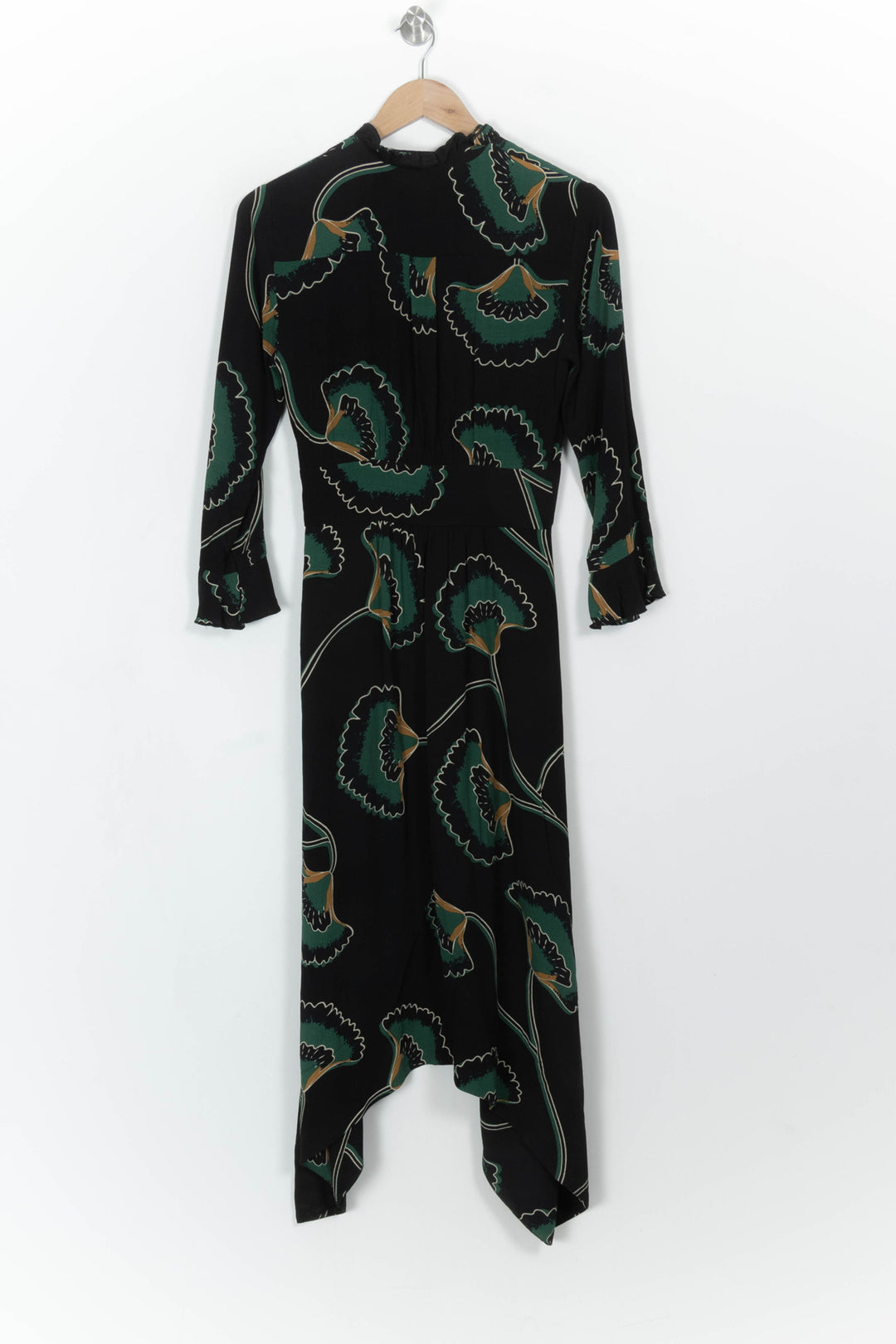 Robe Longue Noire et Verte - Taille XS/34 de la marque ba&sh | PARAD18153 - Vendu par Paradigme - Image 4