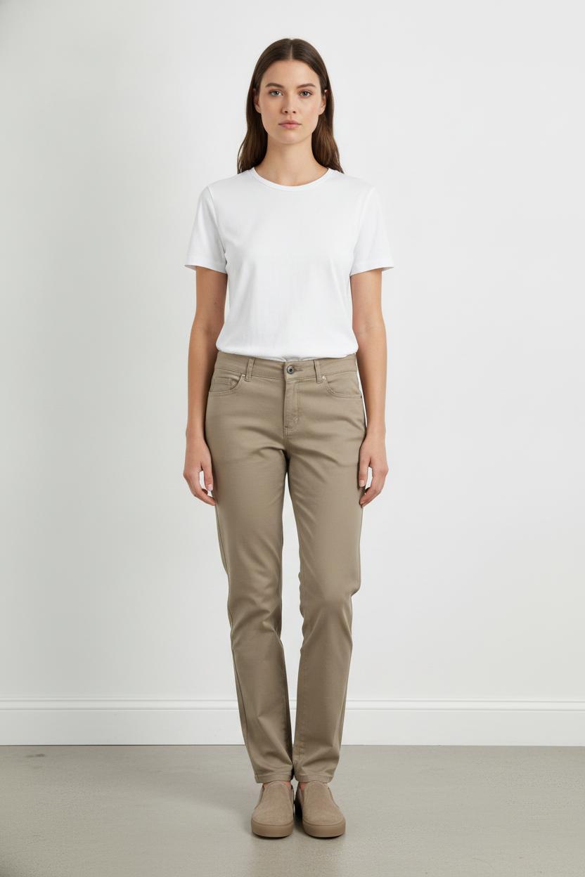 Pantalon Beige - Taille M/38 de la marque Caroll | PARAD18158 - Vendu par Paradigme - Image 1