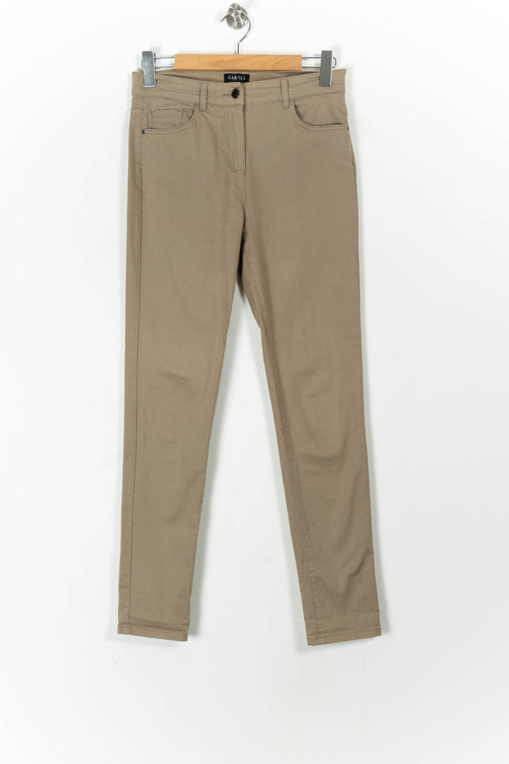 Pantalon Beige - Taille M/38 de la marque Caroll | PARAD18158 - Vendu par Paradigme - Image 2