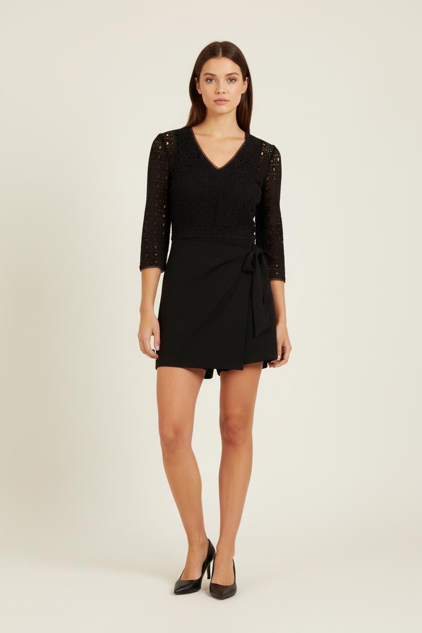 Combishort en dentelle - Taille S/36