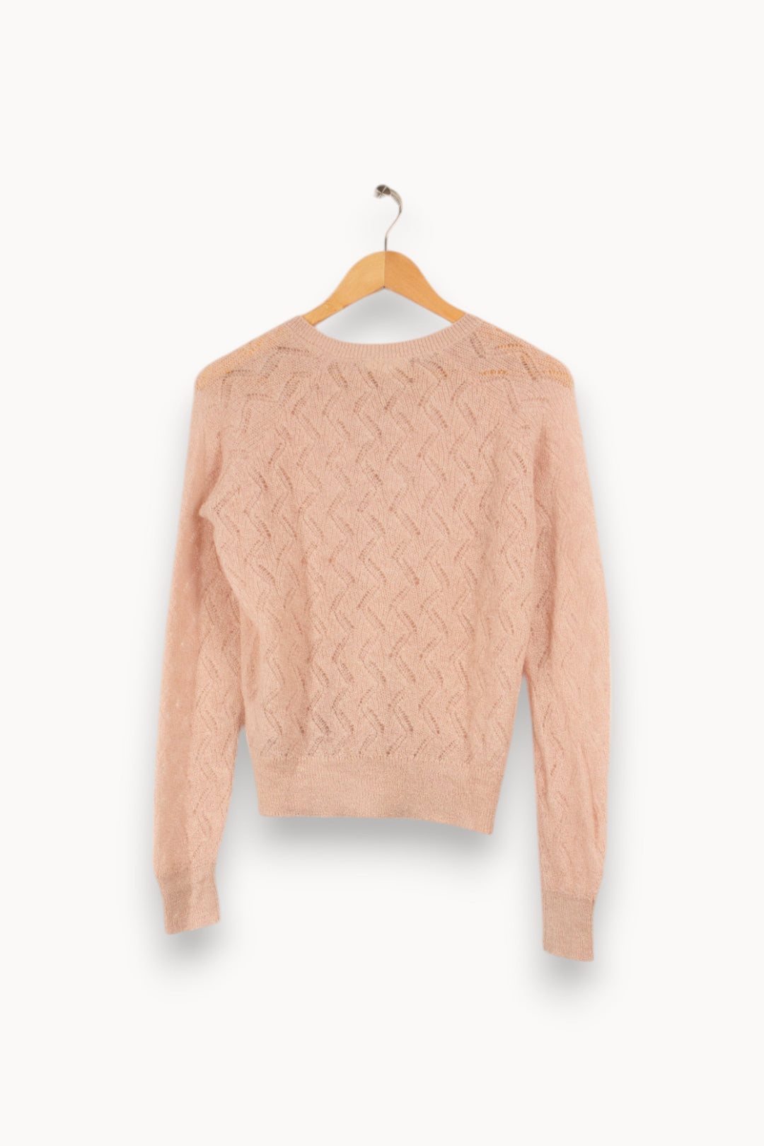 Cardigan en maille rose - Taille XS/34