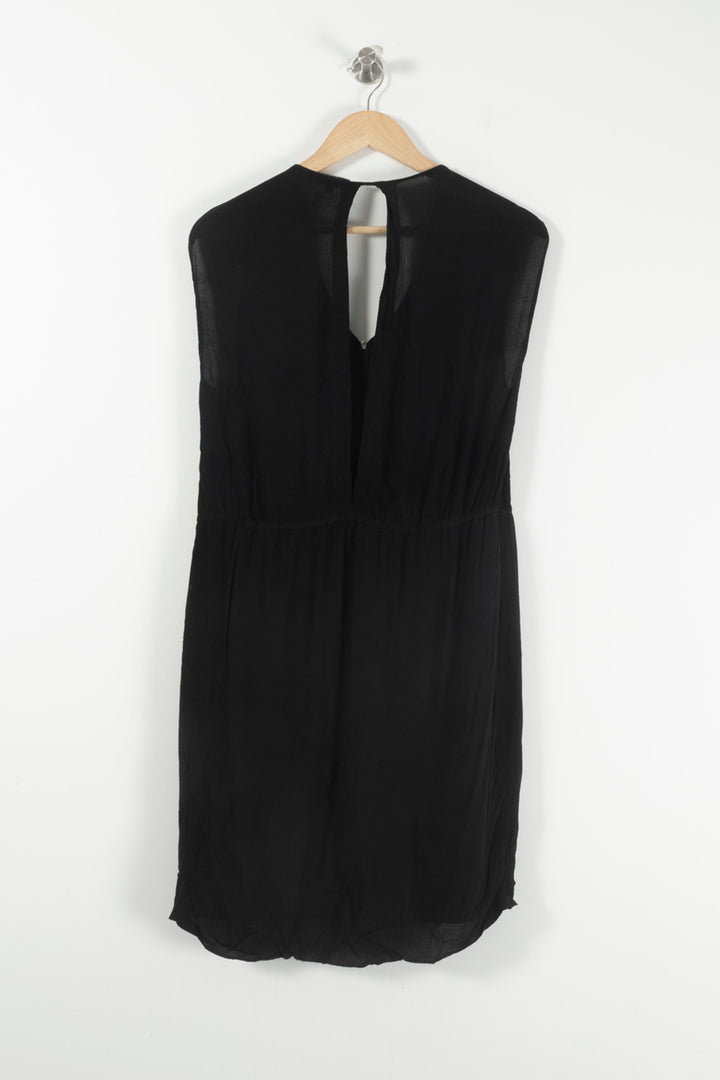 Robe Midi Noire - Taille L/40 de la marque Sandro | PARAD18259 - Vendu par Paradigme - Image 4