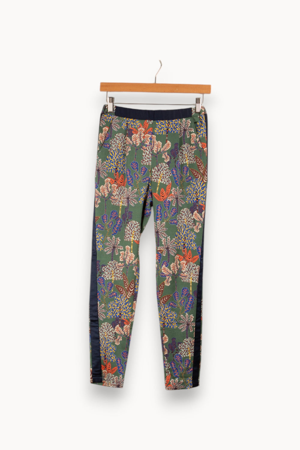 Pantalon vert à motifs - Taille XS/34