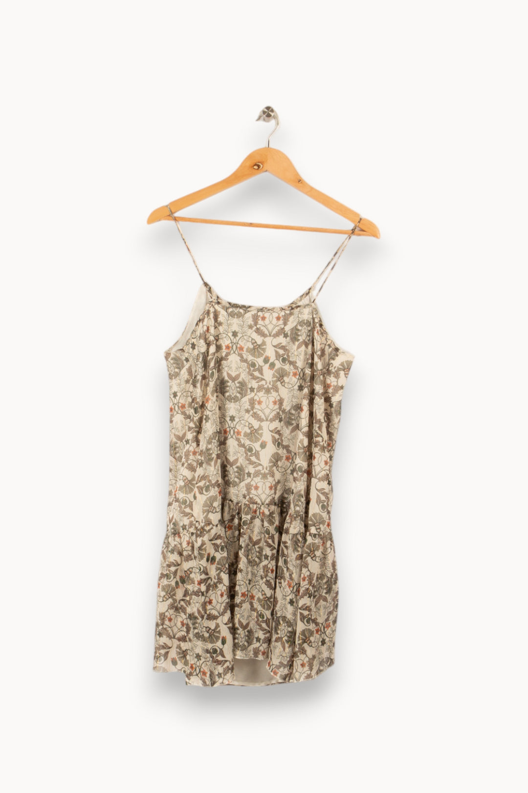Robe verte à motif floral - Taille M/38
