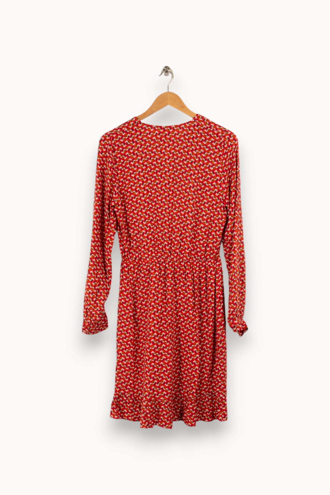 Robe rouge à motifs - Taille S/36