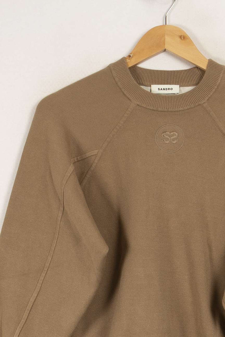 Sweat beige foncé - Taille XS/34