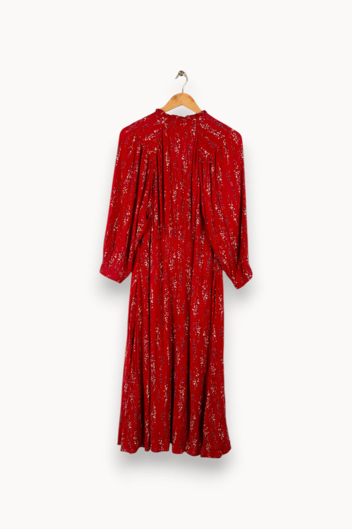 Robe rouge à motif - Taille XL/42