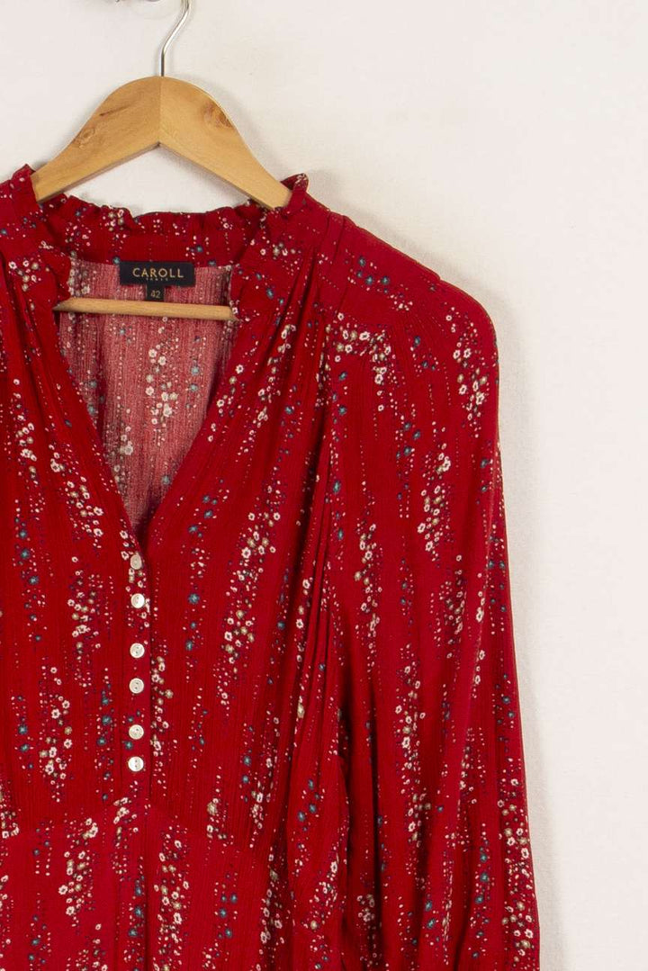Robe rouge à motif - Taille XL/42