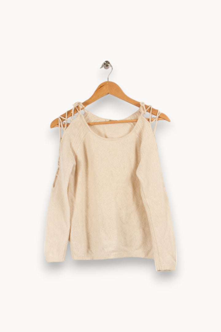 Pull blanc - Taille M/38