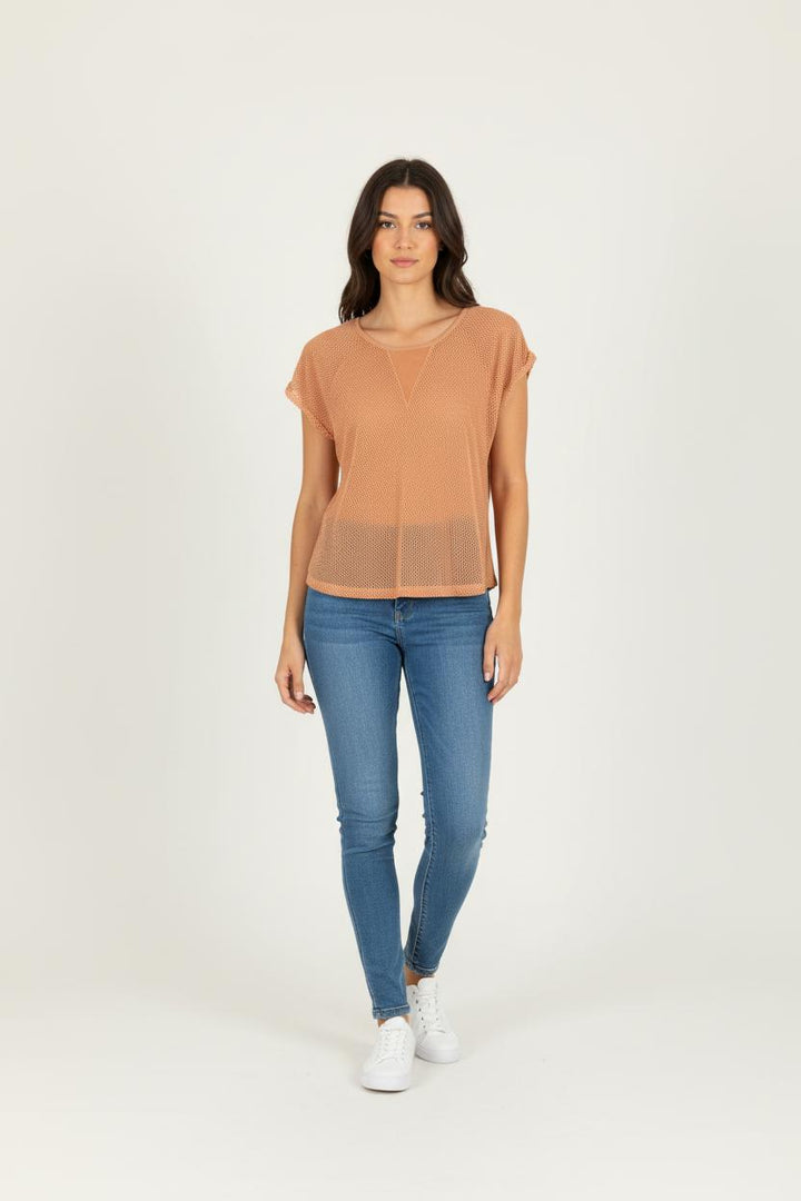 Top Orange - Taille S/36