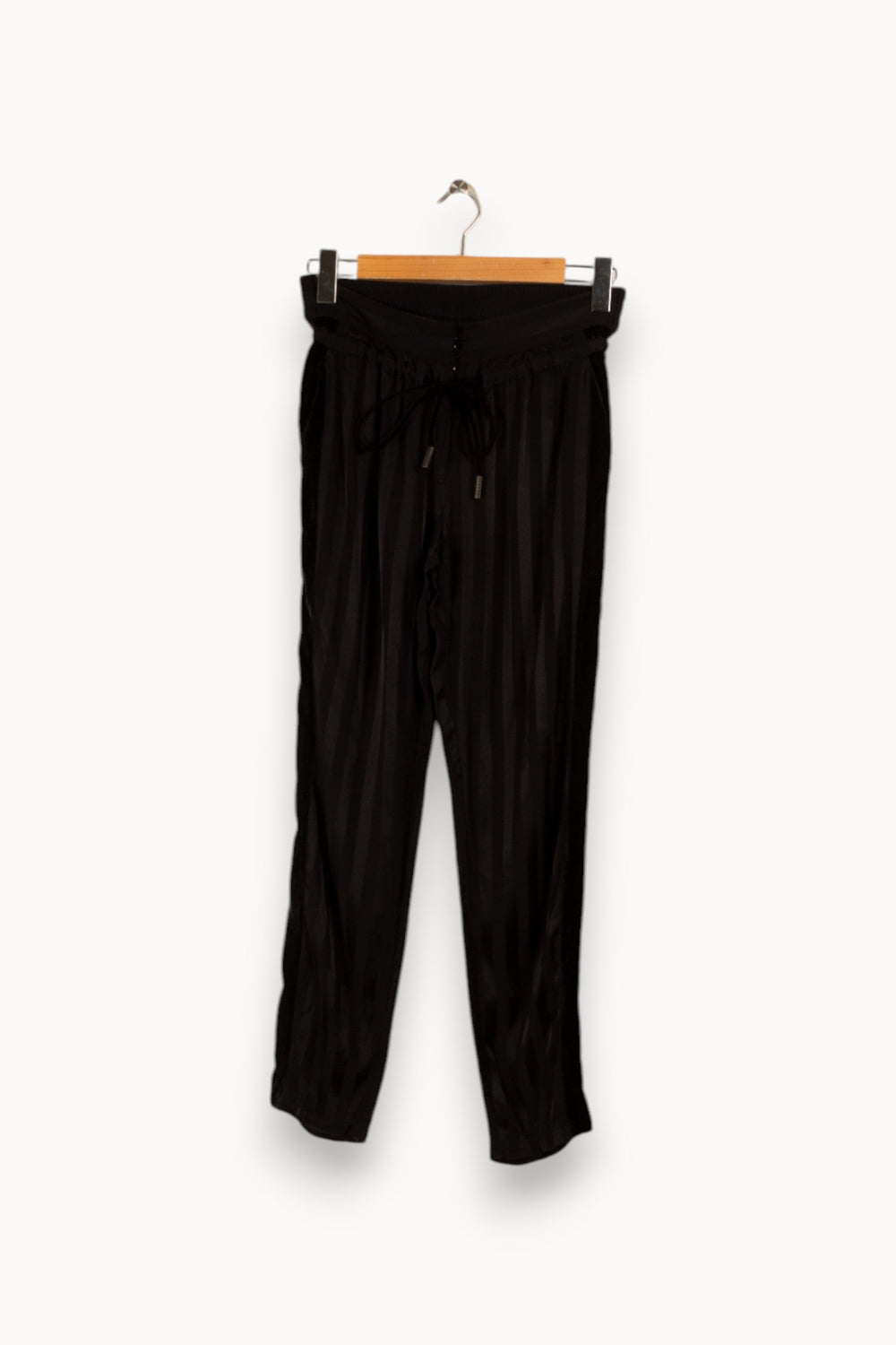 Pantalon noir rayé - Taille M/38