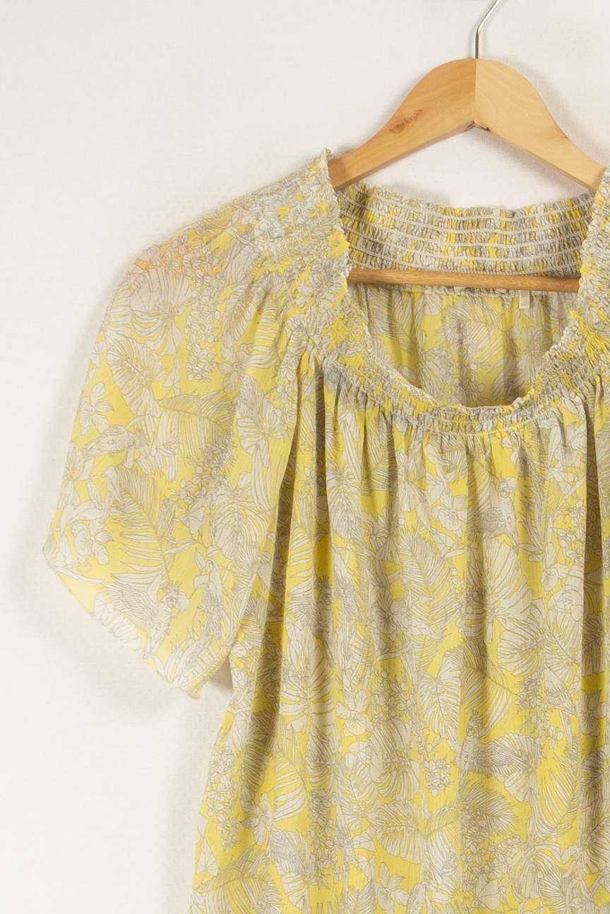 Blouse jaune - Taille S/36