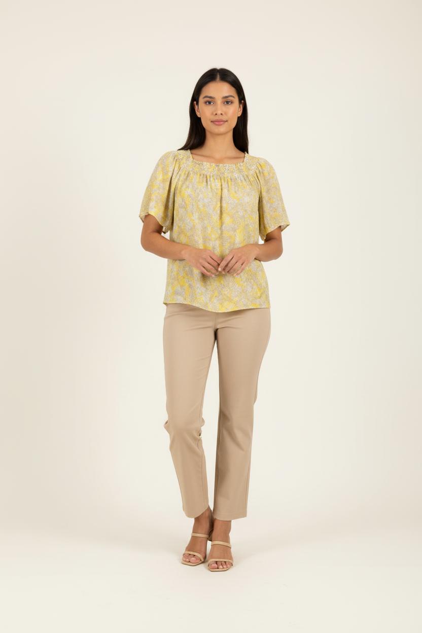 Blouse jaune - Taille S/36