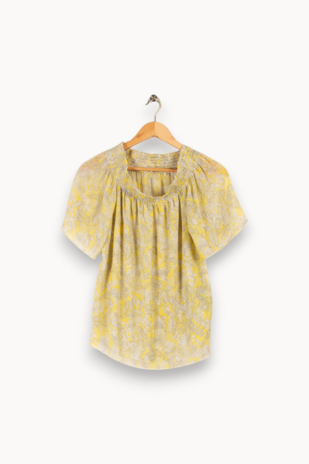 Blouse jaune - Taille S/36