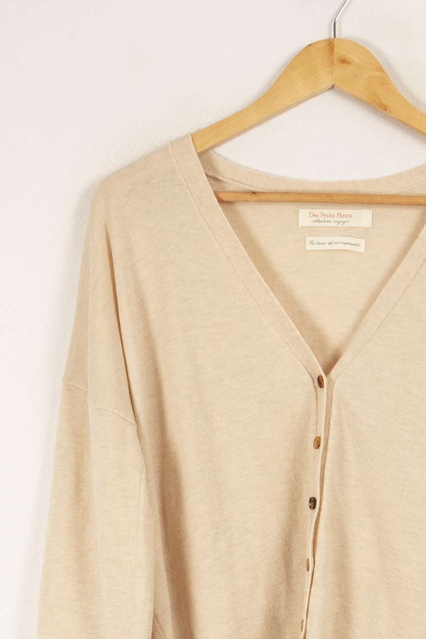 Cardigan beige - Taille S/36