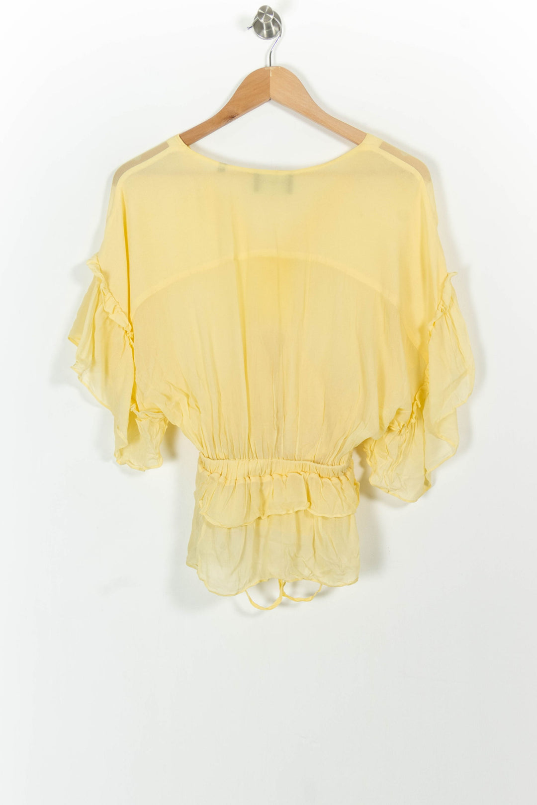 Blouse Jaune - Taille S/36 de la marque The Kooples | PARAD18553 - Vendu par Paradigme - Image 4