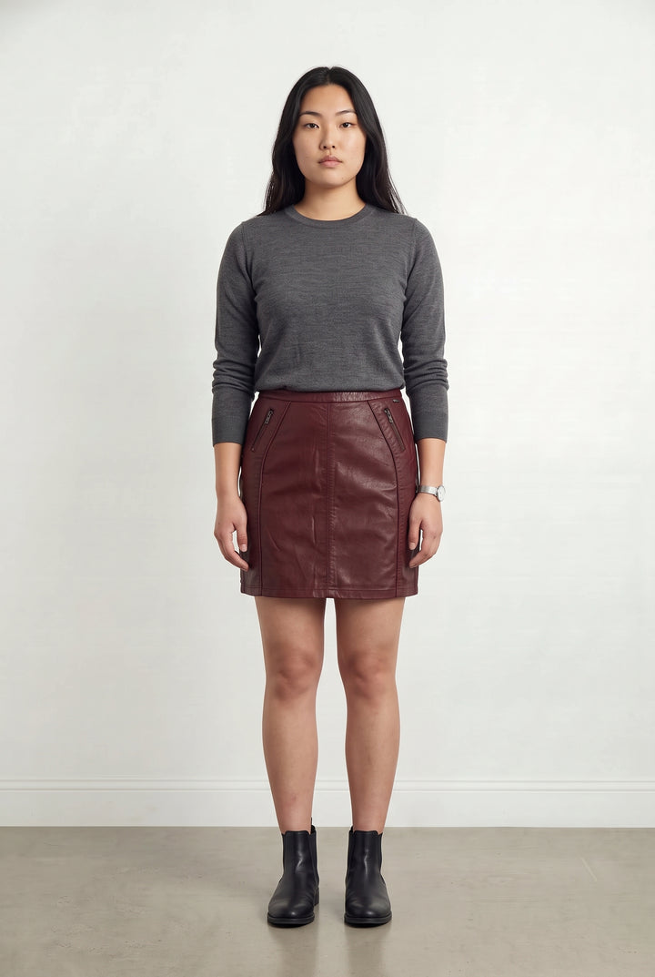 Jupe Bordeaux - Taille L/40