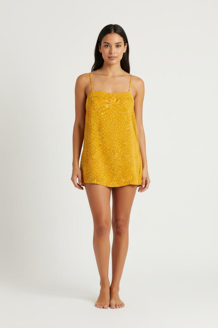 Top jaune à pois - Taille S/36