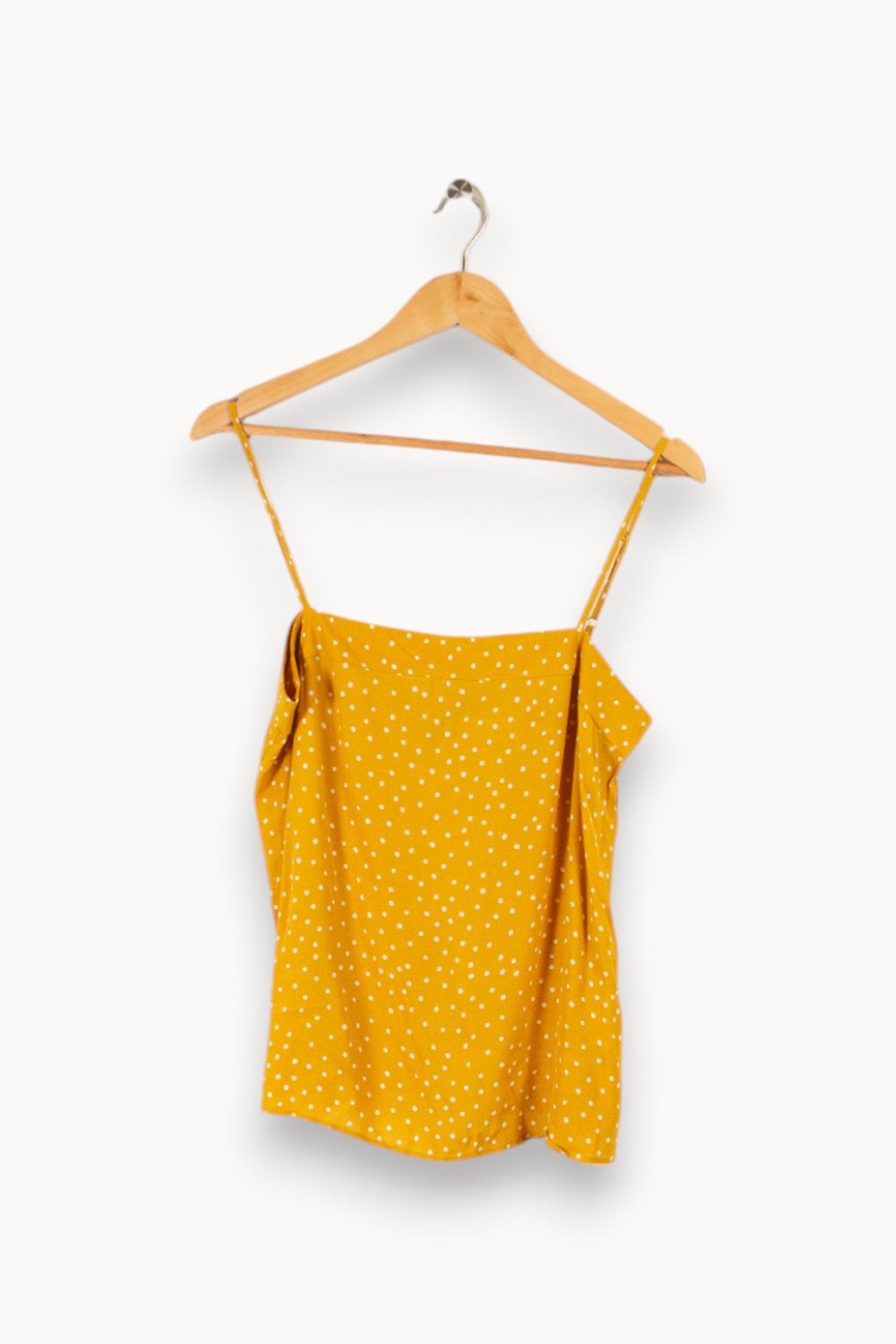 Top jaune à pois - Taille S/36
