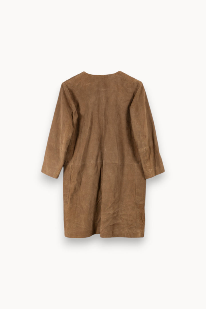 Veste en cuir marron - Taille S/36