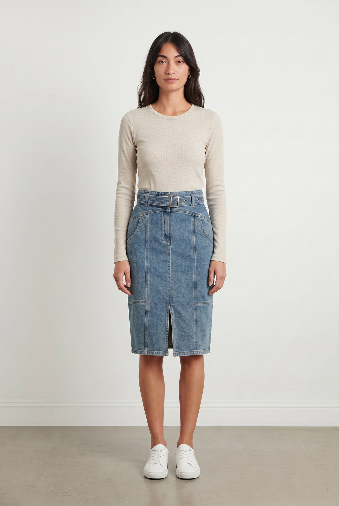 Jupe en jean bleu - Taille XS/34