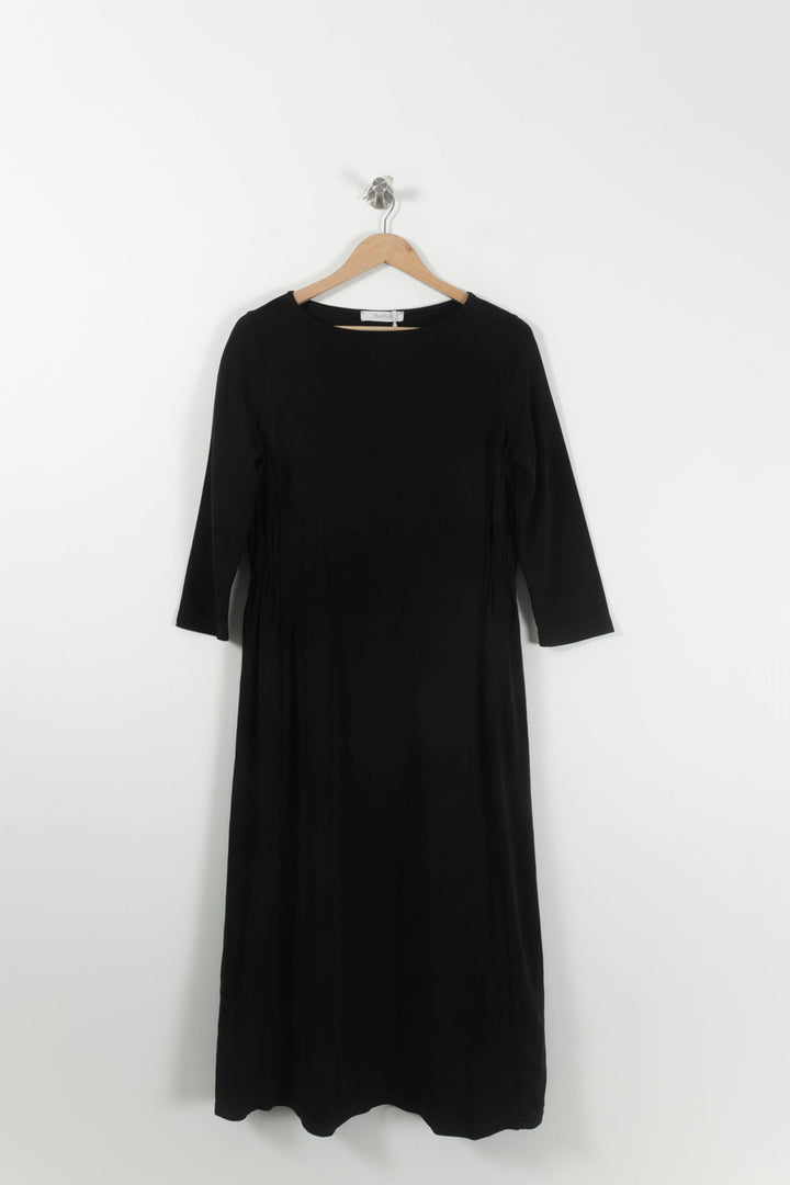 Robe Longue Noire - Taille M/38 de la marque Max Mara | PARAD18640 - Vendu par Paradigme - Image 2