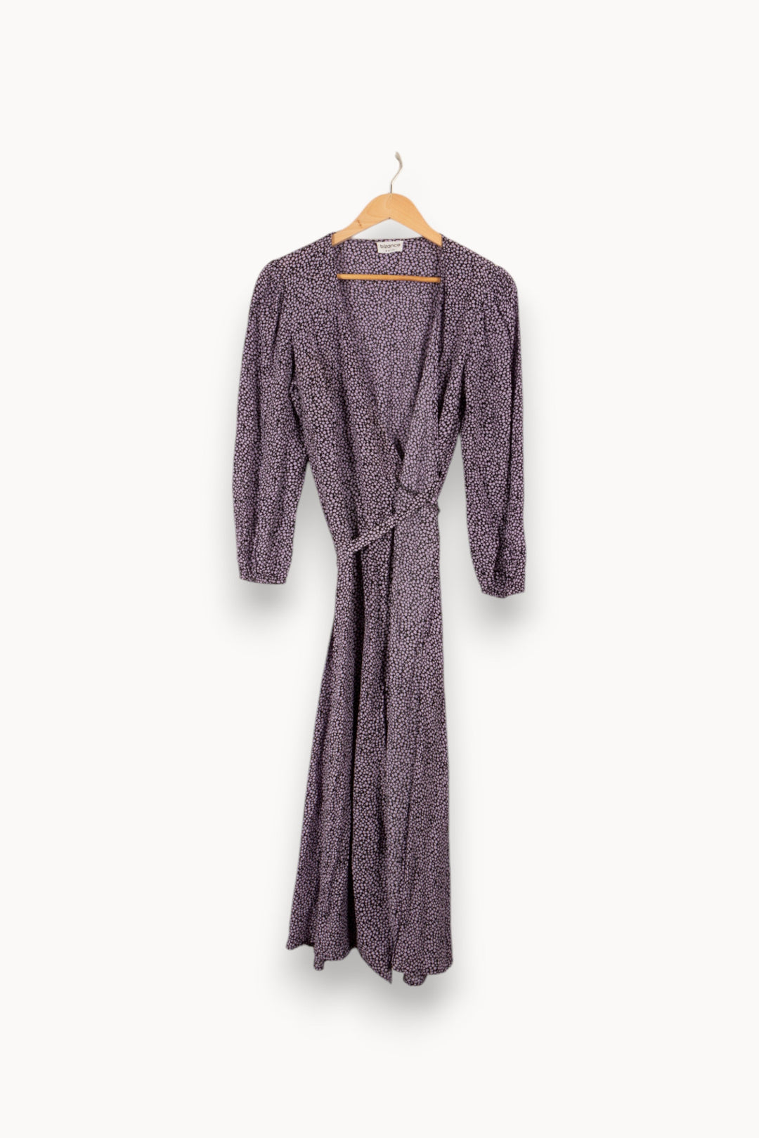 Robe longue noire et violette - Taille S/36