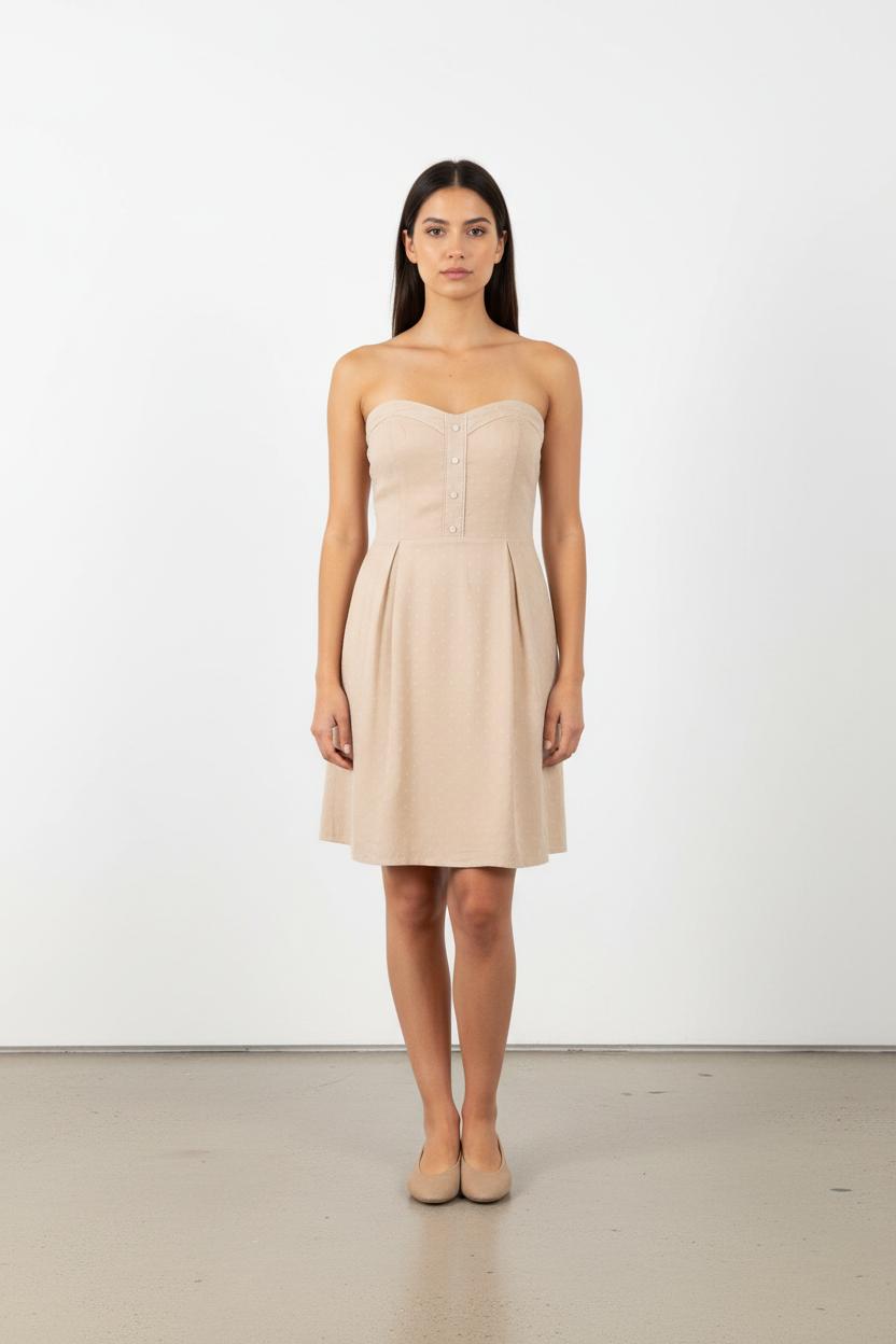 Robe beige - Taille M/38