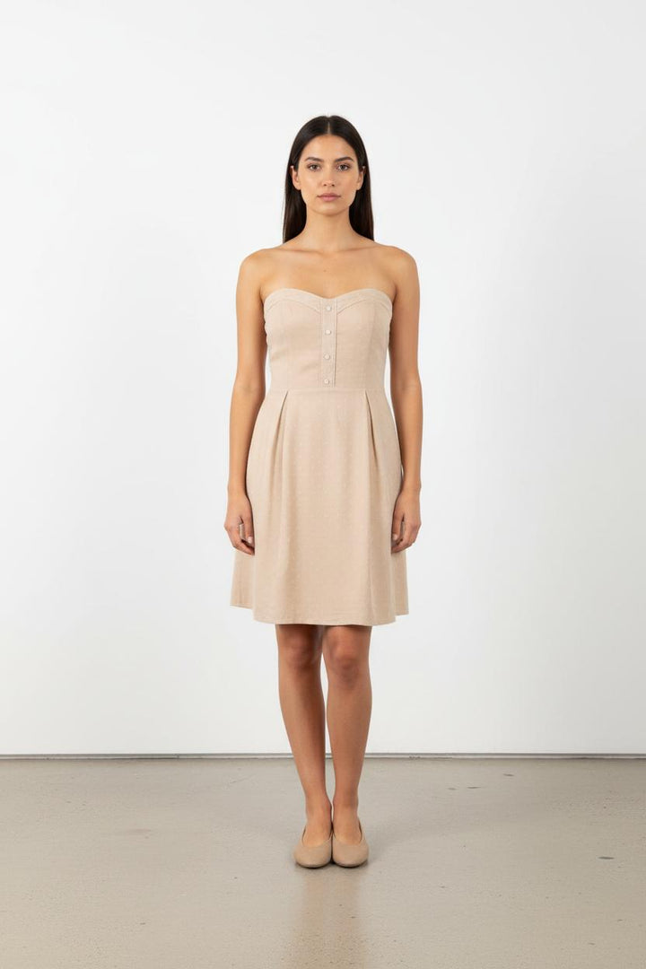 Robe beige - Taille M/38
