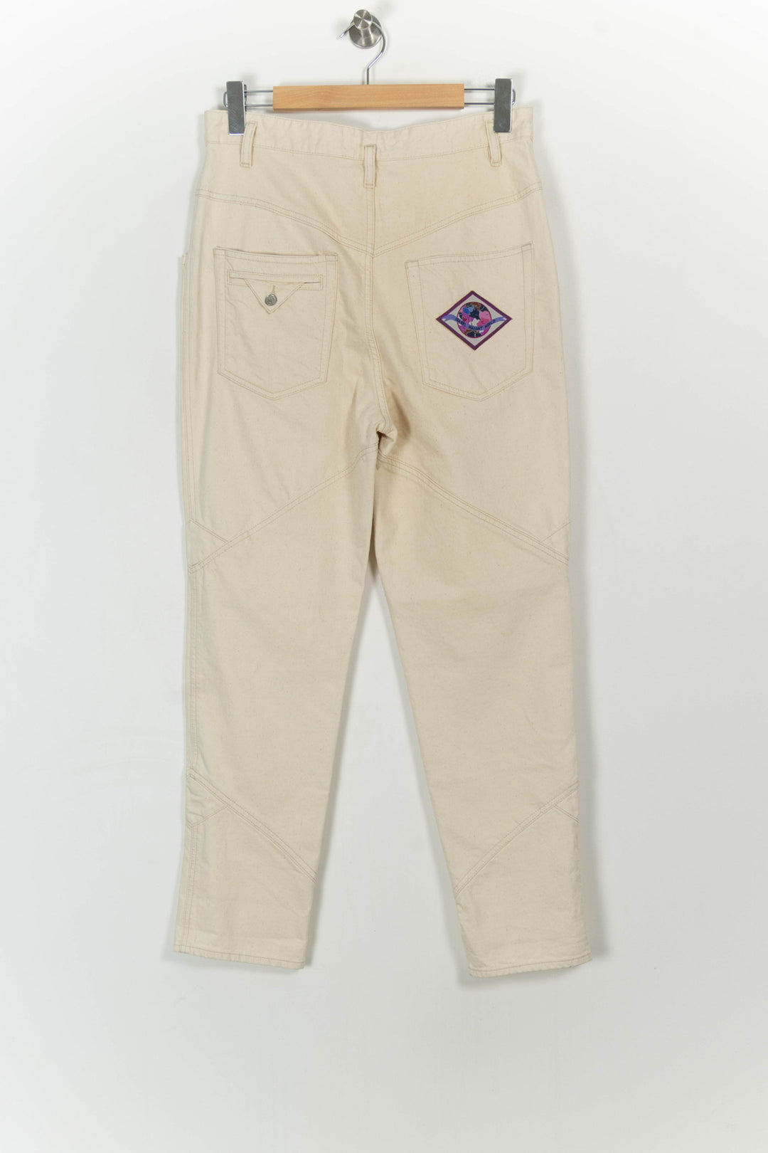 Pantalon Beige - Taille M/38 de la marque Isabel Marant | PARAD18662 - Vendu par Paradigme - Image 4