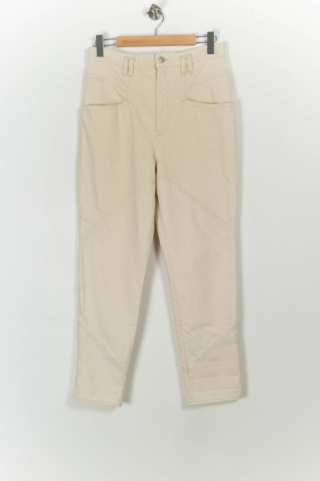 Pantalon Beige - Taille M/38 de la marque Isabel Marant | PARAD18662 - Vendu par Paradigme - Image 2