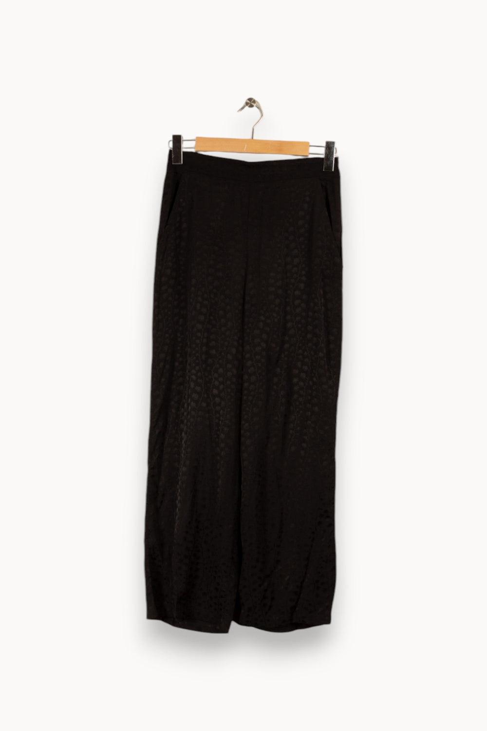 Pantalon noir à motifs - Taille S/36