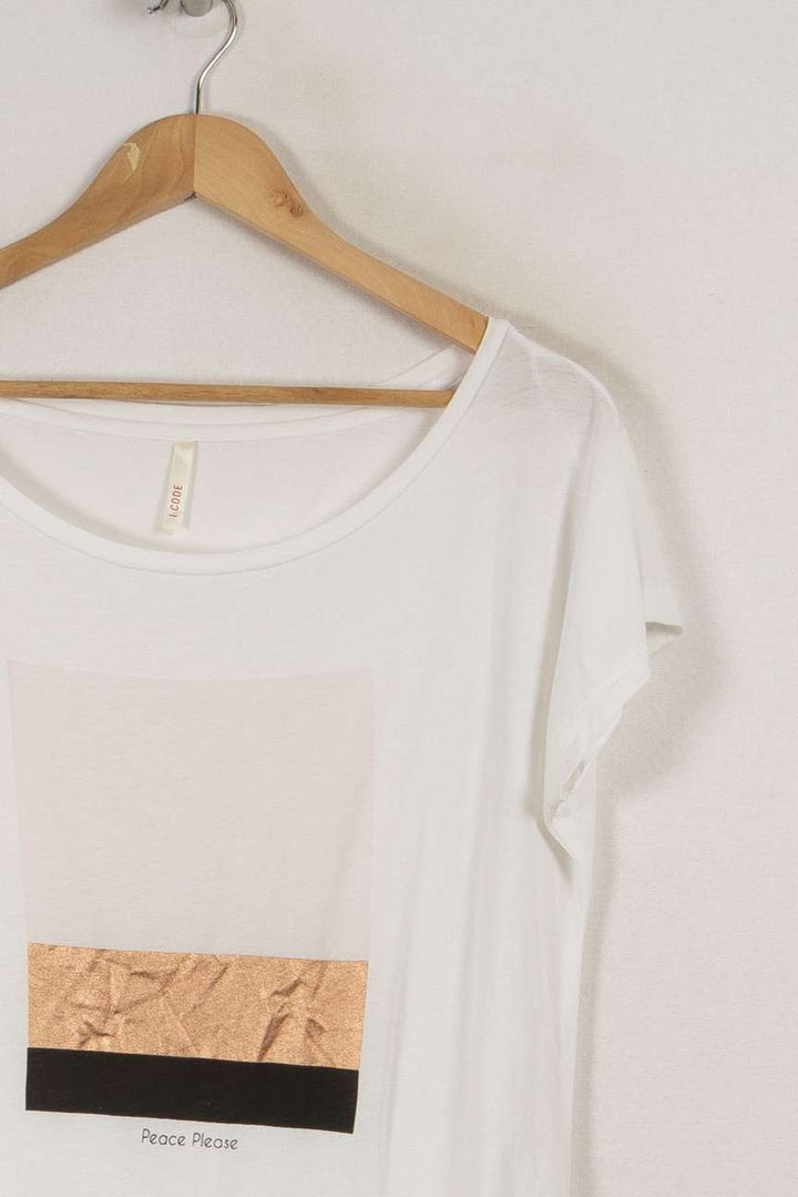 T-shirt blanc - Taille L/40