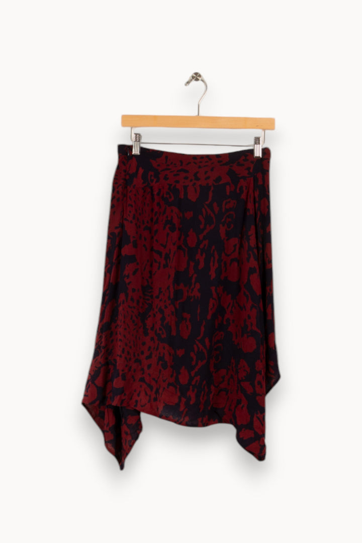 Jupe courte bordeaux - Taille S/36
